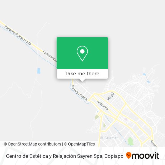 Centro de Estética y Relajación Sayren Spa map