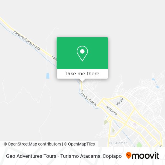 Geo Adventures Tours - Turismo Atacama map