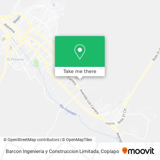 Barcon Ingenieria y Construccion Limitada map