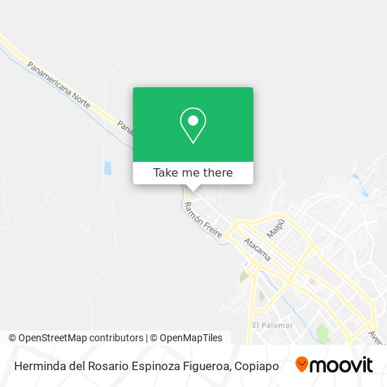 Herminda del Rosario Espinoza Figueroa map