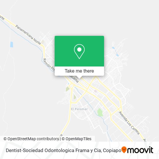 Dentist-Sociedad Odontologica Frama y Cia map