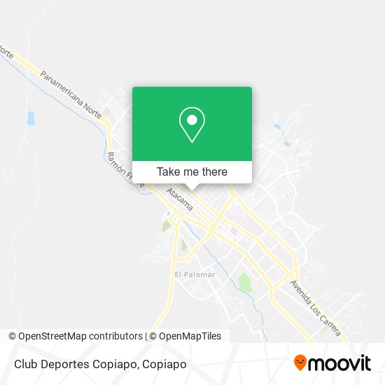 Club Deportes Copiapo map