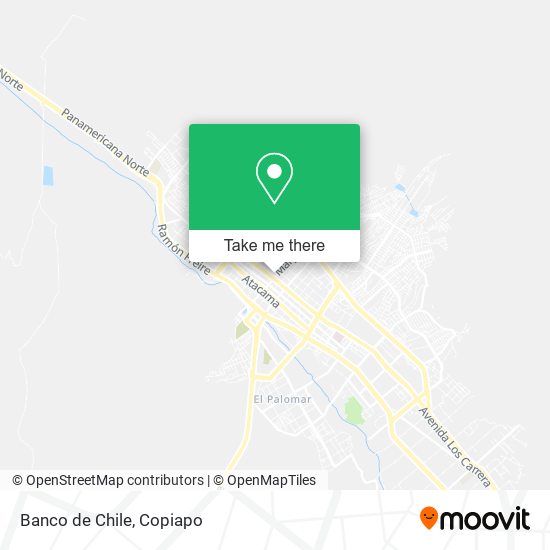 Banco de Chile map