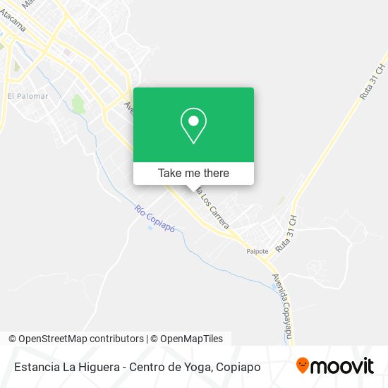 Mapa de Estancia La Higuera - Centro de Yoga
