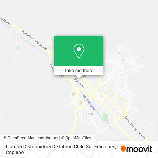 Librería Distribuidora De Libros Chile Sur Ediciones map