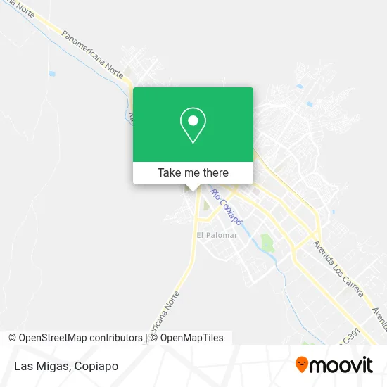 Las Migas map