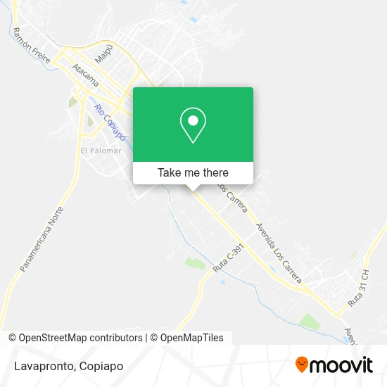 Lavapronto map