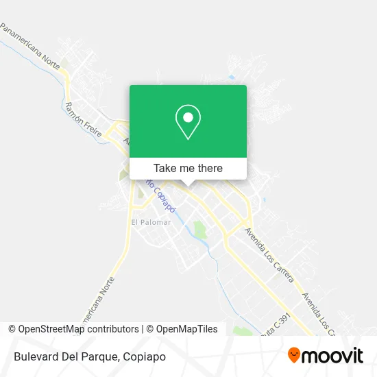 Bulevard Del Parque map