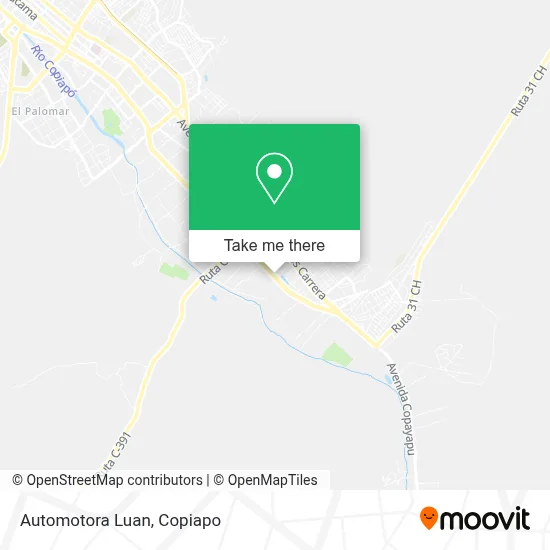 Automotora Luan map