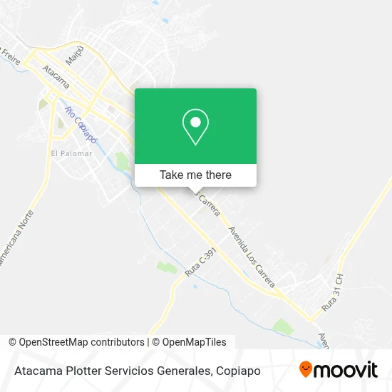 Atacama Plotter Servicios Generales map