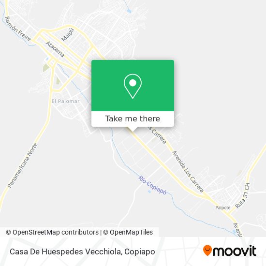 Casa De Huespedes Vecchiola map