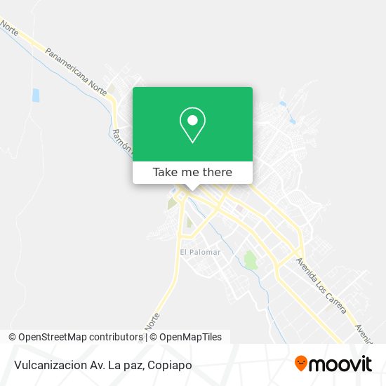 Mapa de Vulcanizacion Av. La paz