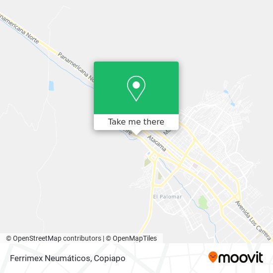 Mapa de Ferrimex Neumáticos