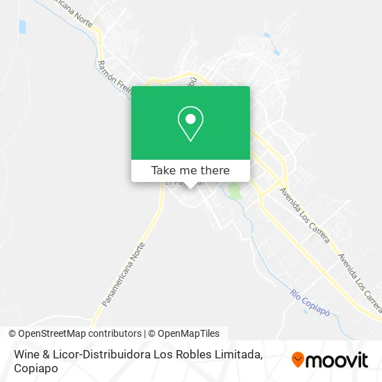 Wine & Licor-Distribuidora Los Robles Limitada map