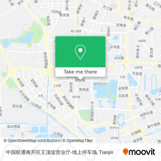 中国联通南开区王顶堤营业厅-地上停车场 map