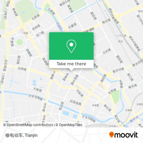 修电动车 map