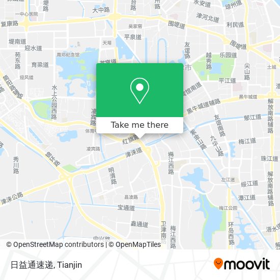日益通速递 map
