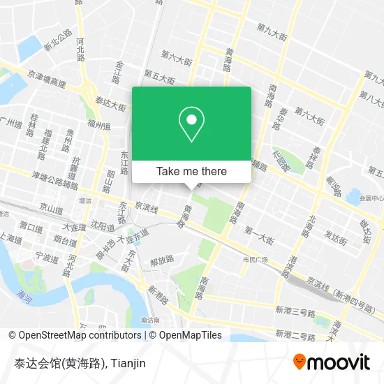 泰达会馆(黄海路) map