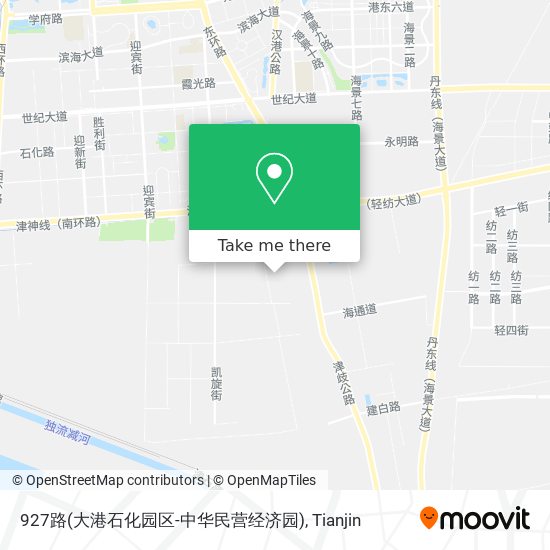 927路(大港石化园区-中华民营经济园) map