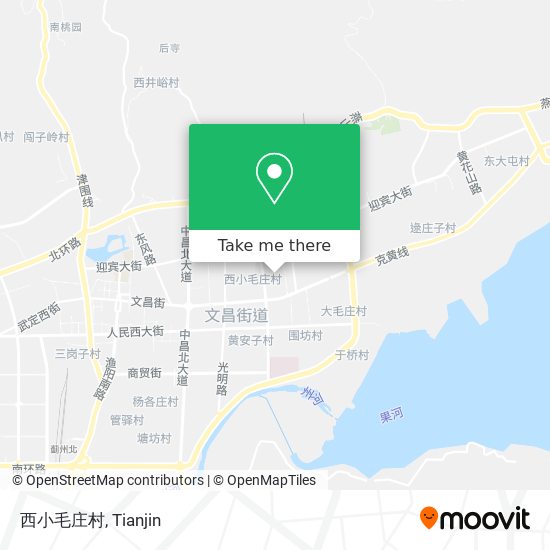 西小毛庄村 map