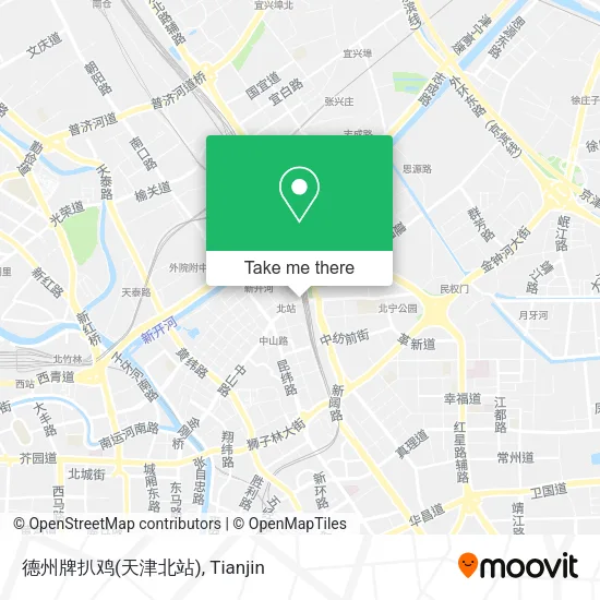 德州牌扒鸡(天津北站) map