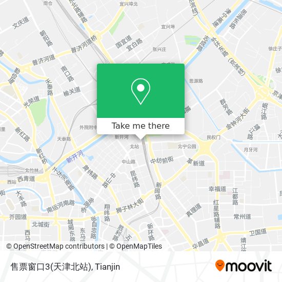 售票窗口3(天津北站) map