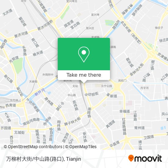 万柳村大街/中山路(路口) map
