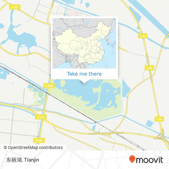 东丽湖 map