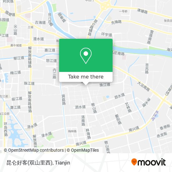 昆仑好客(双山里西) map