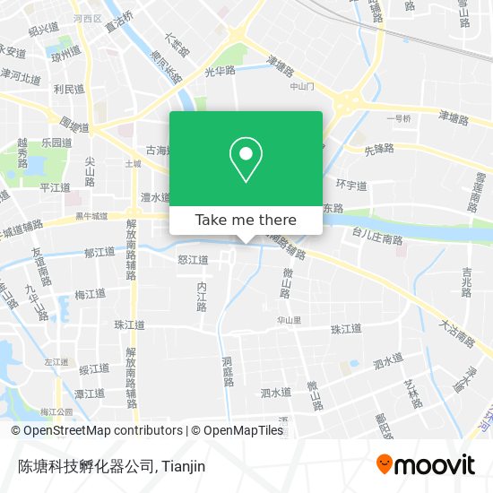 陈塘科技孵化器公司 map
