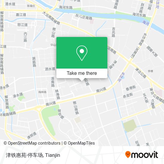 津铁惠苑-停车场 map