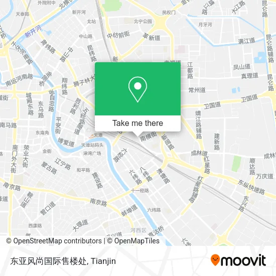 东亚风尚国际售楼处 map