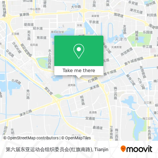第六届东亚运动会组织委员会(红旗南路) map