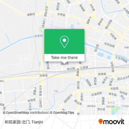 和苑家园-北门 map