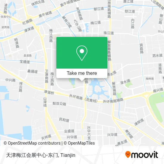 天津梅江会展中心-东门 map
