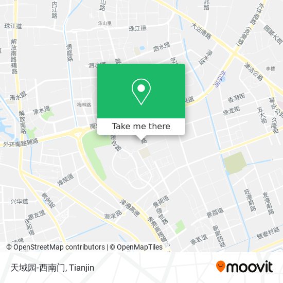 天域园-西南门 map