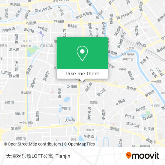 天津欢乐颂LOFT公寓 map