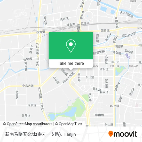新南马路五金城(密云一支路) map