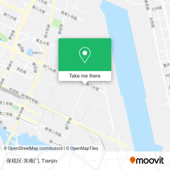 保税区-东南门 map