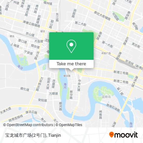 宝龙城市广场(2号门) map