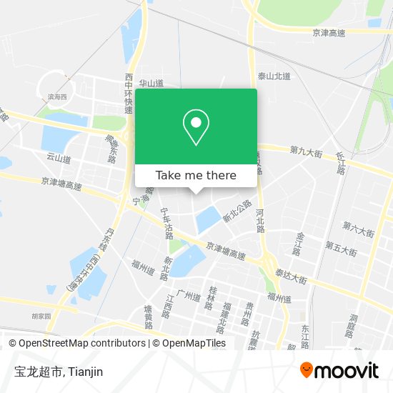 宝龙超市 map