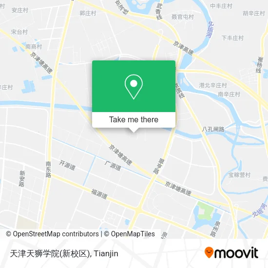 天津天狮学院(新校区) map