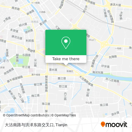 大沽南路与洪泽东路交叉口 map