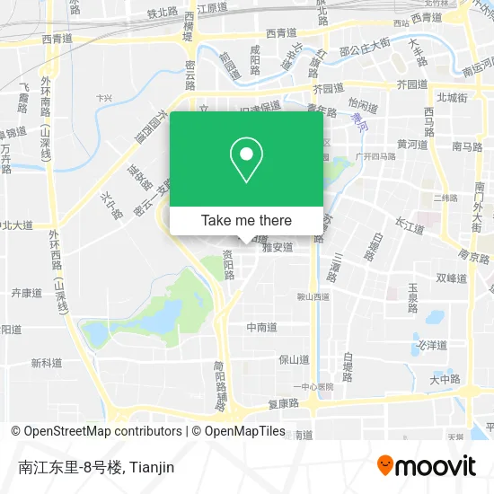 南江东里-8号楼 map