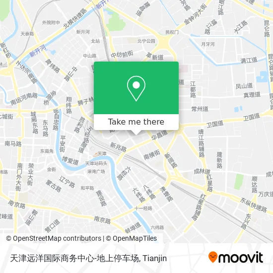 天津远洋国际商务中心-地上停车场 map