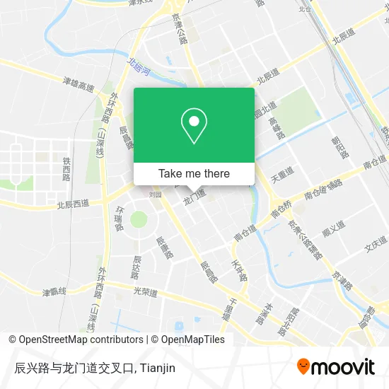 辰兴路与龙门道交叉口 map