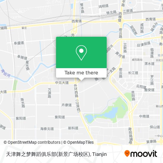 天津舞之梦舞蹈俱乐部(新景广场校区) map
