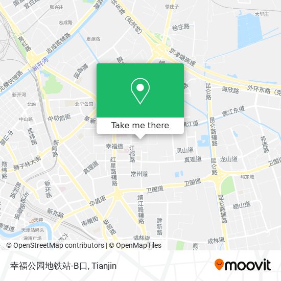 幸福公园地铁站-B口 map
