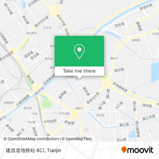 建昌道地铁站-B口 map