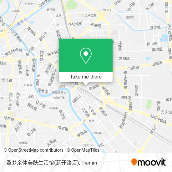 圣梦亲体美肤生活馆(新开路店) map